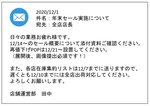 店舗にとって ありがた迷惑な指示の書き方とは Linkcom ブログ